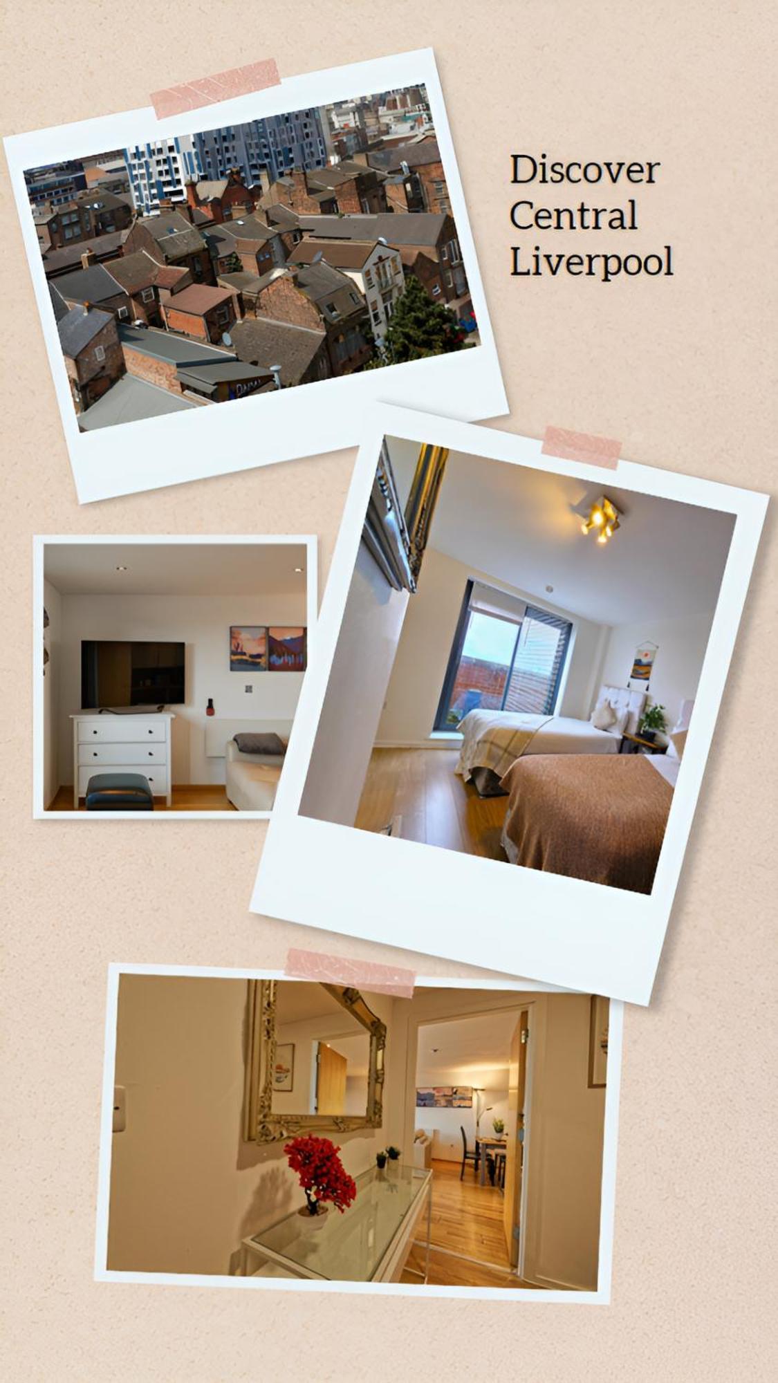 Sidemersey Livings- Convenient 1-Bedroom Flat With A View, Central Liverpool Exterior photo